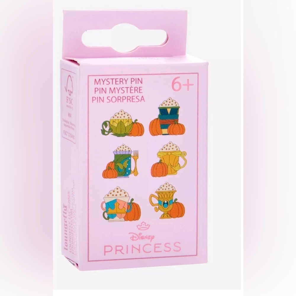 New Fall Disney Princess Mystery Pin Set - Picture 1 of 4
